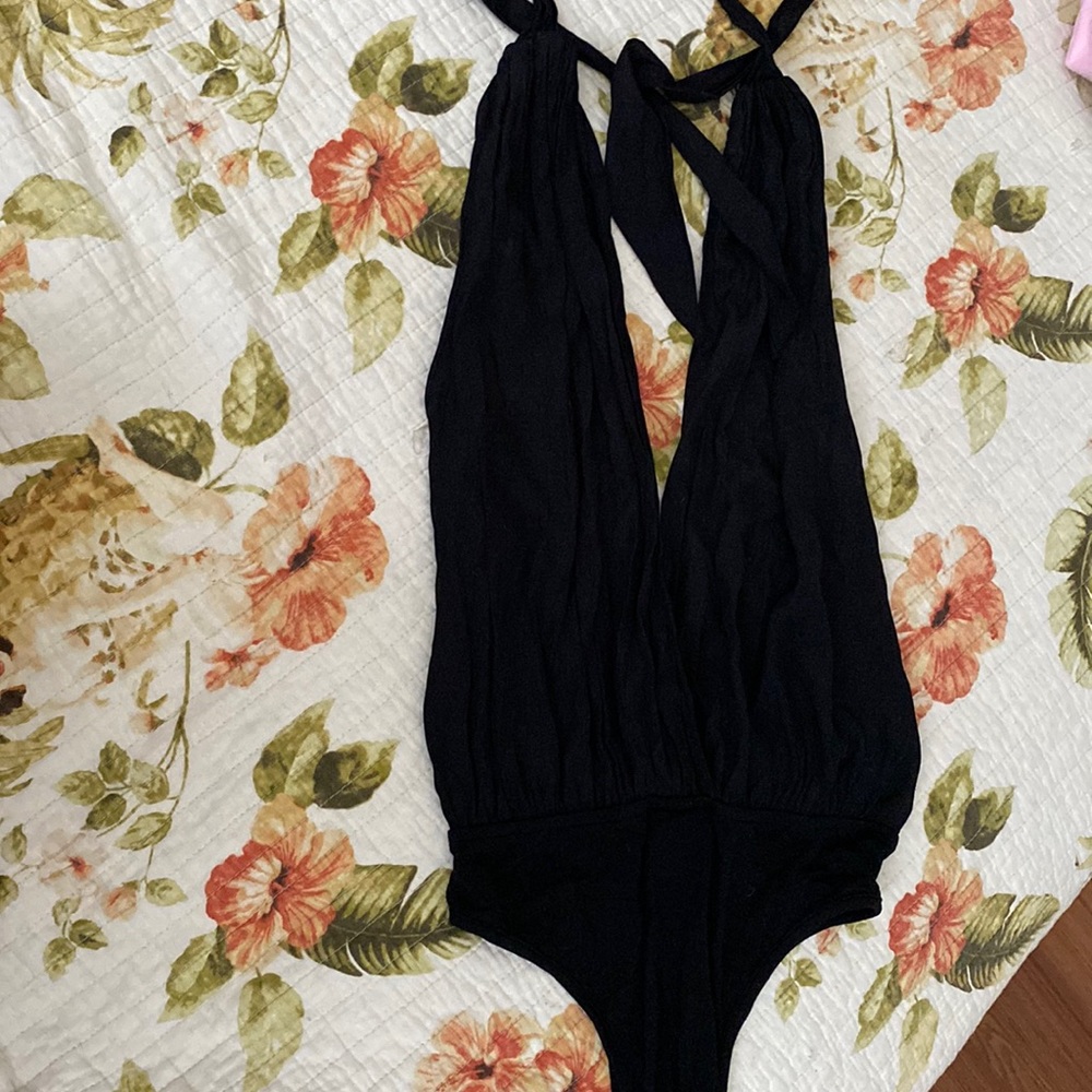 SuperDown XS Backless Halter Body suit